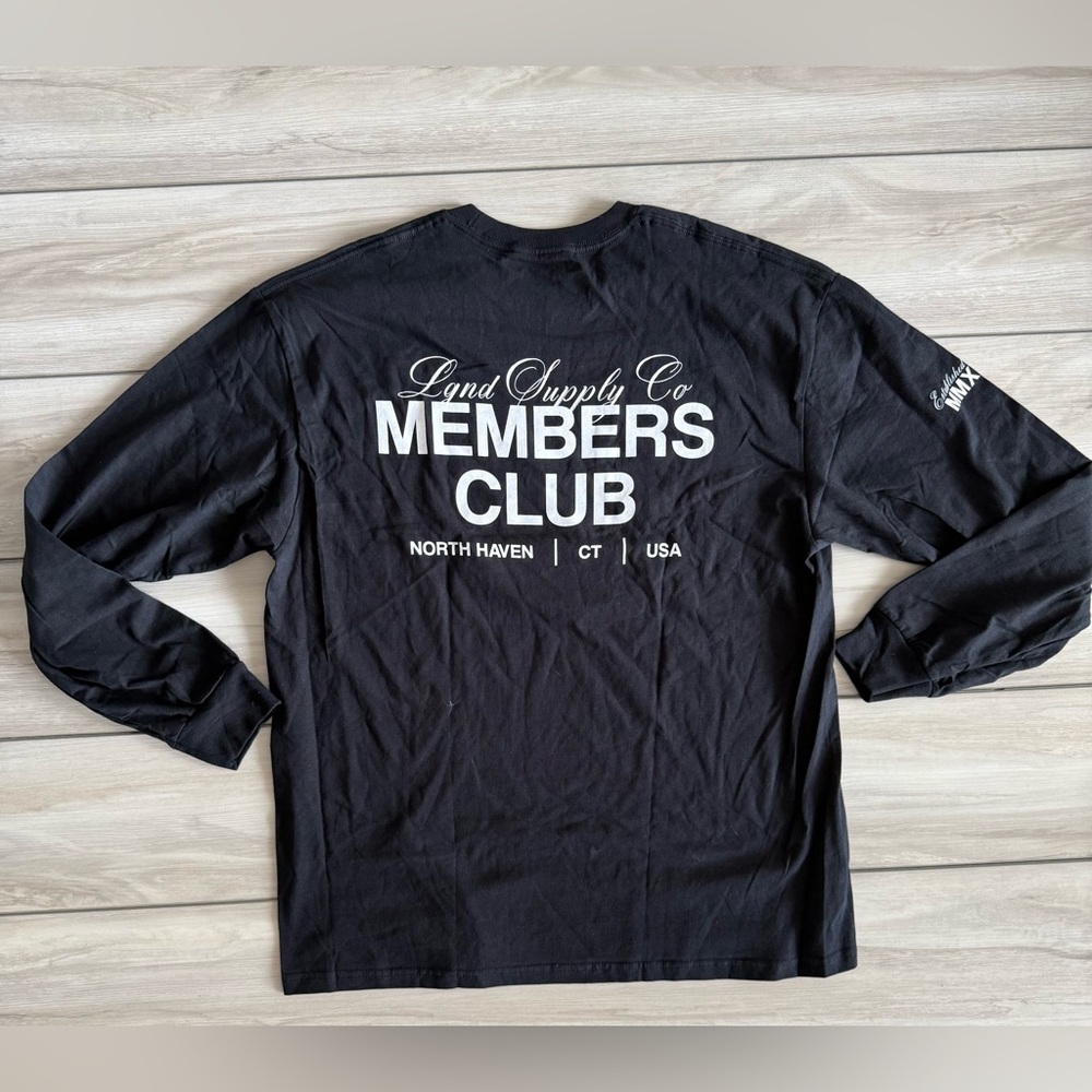 LGND Supply Co Members Club Long Sleeve Shirt XL NWT